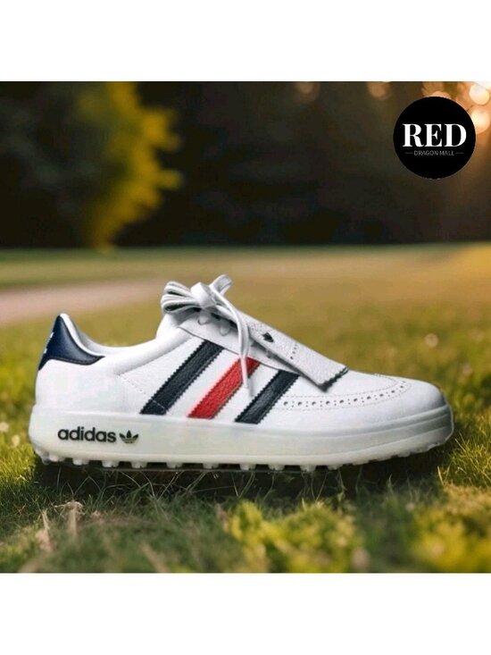 Adidas Coursecup Spikeless Golf Shoes IH2266 White Indigo Scarlet - Men\'s Sz 10 main image 13
